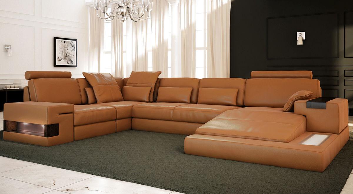 SOFA SECTIONAL COUCH I Modern Chaise Sectionals I BULLHOFF premium sofas